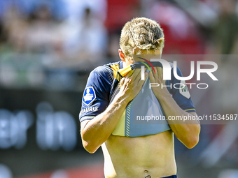 FC Twente player Mathias Kjolo plays during the match Utrecht vs. Twente at Stadium Galgenwaard for the Dutch Eredivisie 4th round season 20...