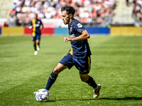 FC Twente player Mitchell van Bergen plays during the match Utrecht vs. Twente at Stadium Galgenwaard for the Dutch Eredivisie 4th round sea...