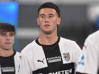 Alessandro Circati of Parma Calcio during the Serie A match between SSC Napoli and Parma Calcio at Stadio Diego Armando Maradona Naples Ital...