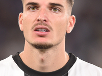 Valentin Mihaila of Parma Calcio during the Serie A match between SSC Napoli and Parma Calcio at Stadio Diego Armando Maradona Naples Italy...