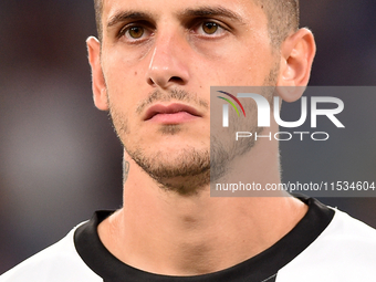 Emanuele Valeri of Parma Calcio during the Serie A match between SSC Napoli and Parma Calcio at Stadio Diego Armando Maradona Naples Italy o...