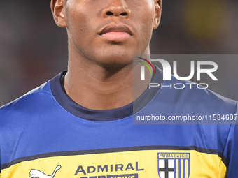 Zion Suzuki of Parma Calcio during the Serie A match between SSC Napoli and Parma Calcio at Stadio Diego Armando Maradona Naples Italy on 31...