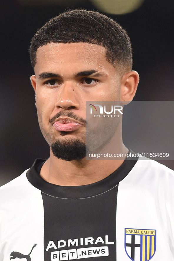 Simon Sohm of Parma Calcio during the Serie A match between SSC Napoli and Parma Calcio at Stadio Diego Armando Maradona Naples Italy on 31...