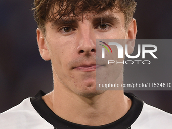 Adrian Bernabe of Parma Calcio during the Serie A match between SSC Napoli and Parma Calcio at Stadio Diego Armando Maradona Naples Italy on...