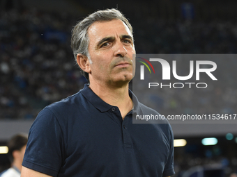 Fabio Pecchia Head Coach of Parma Calcio during the Serie A match between SSC Napoli and Parma Calcio at Stadio Diego Armando Maradona Naple...