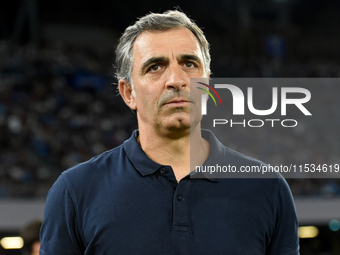 Fabio Pecchia Head Coach of Parma Calcio during the Serie A match between SSC Napoli and Parma Calcio at Stadio Diego Armando Maradona Naple...