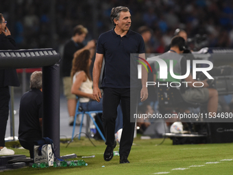 Fabio Pecchia Head Coach of Parma Calcio during the Serie A match between SSC Napoli and Parma Calcio at Stadio Diego Armando Maradona Naple...