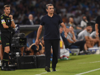 Fabio Pecchia Head Coach of Parma Calcio during the Serie A match between SSC Napoli and Parma Calcio at Stadio Diego Armando Maradona Naple...