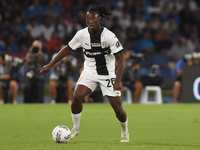 Woyo Coulibaly of Parma Calcio during the Serie A match between SSC Napoli and Parma Calcio at Stadio Diego Armando Maradona Naples Italy on...