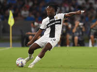 Woyo Coulibaly of Parma Calcio during the Serie A match between SSC Napoli and Parma Calcio at Stadio Diego Armando Maradona Naples Italy on...