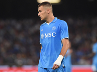 Alessandro Buongiorno of SSC Napoli during the Serie A match between SSC Napoli and Parma Calcio at Stadio Diego Armando Maradona Naples Ita...