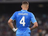 Alessandro Buongiorno of SSC Napoli during the Serie A match between SSC Napoli and Parma Calcio at Stadio Diego Armando Maradona Naples Ita...