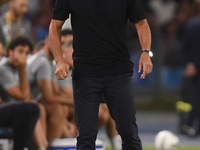 Antonio Conte Head Coach of SSC Napoli during the Serie A match between SSC Napoli and Parma Calcio at Stadio Diego Armando Maradona Naples...