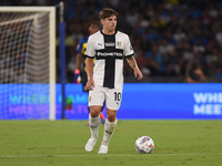 Adrian Bernabe of Parma Calcio during the Serie A match between SSC Napoli and Parma Calcio at Stadio Diego Armando Maradona Naples Italy on...