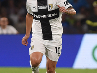 Adrian Bernabe of Parma Calcio during the Serie A match between SSC Napoli and Parma Calcio at Stadio Diego Armando Maradona Naples Italy on...