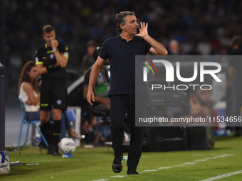 Fabio Pecchia Head Coach of Parma Calcio during the Serie A match between SSC Napoli and Parma Calcio at Stadio Diego Armando Maradona Naple...