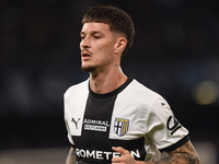 Dennis Man of Parma Calcio during the Serie A match between SSC Napoli and Parma Calcio at Stadio Diego Armando Maradona Naples Italy on 31...