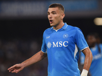 Alessandro Buongiorno of SSC Napoli during the Serie A match between SSC Napoli and Parma Calcio at Stadio Diego Armando Maradona Naples Ita...