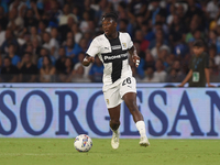 Woyo Coulibaly of Parma Calcio during the Serie A match between SSC Napoli and Parma Calcio at Stadio Diego Armando Maradona Naples Italy on...