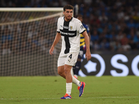 Botond Balogh of Parma Calcio during the Serie A match between SSC Napoli and Parma Calcio at Stadio Diego Armando Maradona Naples Italy on...