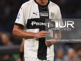 Mateusz Kowalski of Parma Calcio during the Serie A match between SSC Napoli and Parma Calcio at Stadio Diego Armando Maradona Naples Italy...