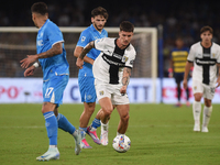 Dennis Man of Parma Calcio during the Serie A match between SSC Napoli and Parma Calcio at Stadio Diego Armando Maradona Naples Italy on 31...