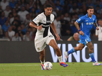 Simon Sohm of Parma Calcio during the Serie A match between SSC Napoli and Parma Calcio at Stadio Diego Armando Maradona Naples Italy on 31...