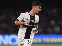 Enrico Delprato of Parma Calcio during the Serie A match between SSC Napoli and Parma Calcio at Stadio Diego Armando Maradona Naples Italy o...