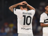 Adrian Bernabe of Parma Calcio looks dejected during the Serie A match between SSC Napoli and Parma Calcio at Stadio Diego Armando Maradona...