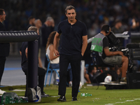 Fabio Pecchia Head Coach of Parma Calcio during the Serie A match between SSC Napoli and Parma Calcio at Stadio Diego Armando Maradona Naple...