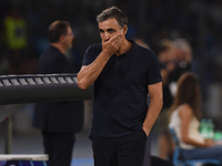 Fabio Pecchia Head Coach of Parma Calcio during the Serie A match between SSC Napoli and Parma Calcio at Stadio Diego Armando Maradona Naple...