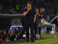 Fabio Pecchia Head Coach of Parma Calcio during the Serie A match between SSC Napoli and Parma Calcio at Stadio Diego Armando Maradona Naple...