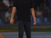 Antonio Conte Head Coach of SSC Napoli during the Serie A match between SSC Napoli and Parma Calcio at Stadio Diego Armando Maradona Naples...