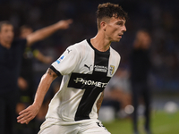 Enrico Delprato of Parma Calcio during the Serie A match between SSC Napoli and Parma Calcio at Stadio Diego Armando Maradona Naples Italy o...