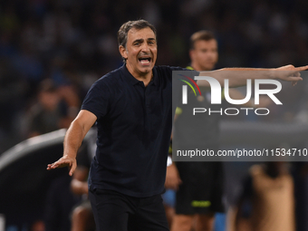 Fabio Pecchia Head Coach of Parma Calcio during the Serie A match between SSC Napoli and Parma Calcio at Stadio Diego Armando Maradona Naple...