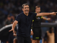 Fabio Pecchia Head Coach of Parma Calcio during the Serie A match between SSC Napoli and Parma Calcio at Stadio Diego Armando Maradona Naple...