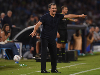 Fabio Pecchia Head Coach of Parma Calcio during the Serie A match between SSC Napoli and Parma Calcio at Stadio Diego Armando Maradona Naple...