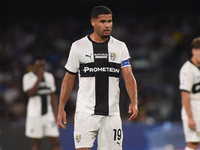 Simon Sohm of Parma Calcio during the Serie A match between SSC Napoli and Parma Calcio at Stadio Diego Armando Maradona Naples Italy on 31...