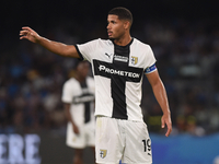 Simon Sohm of Parma Calcio during the Serie A match between SSC Napoli and Parma Calcio at Stadio Diego Armando Maradona Naples Italy on 31...