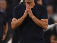 Fabio Pecchia Head Coach of Parma Calcio during the Serie A match between SSC Napoli and Parma Calcio at Stadio Diego Armando Maradona Naple...