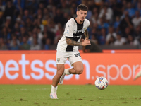 Dennis Man of Parma Calcio during the Serie A match between SSC Napoli and Parma Calcio at Stadio Diego Armando Maradona Naples Italy on 31...