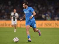 Khvicha Kvaratskhelia of SSC Napoli during the Serie A match between SSC Napoli and Parma Calcio at Stadio Diego Armando Maradona Naples Ita...