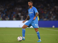 Leonardo Spinazzola of SSC Napoli during the Serie A match between SSC Napoli and Parma Calcio at Stadio Diego Armando Maradona Naples Italy...