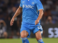 Stanislav Lobotka of SSC Napoli during the Serie A match between SSC Napoli and Parma Calcio at Stadio Diego Armando Maradona Naples Italy o...