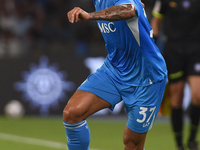 Leonardo Spinazzola of SSC Napoli during the Serie A match between SSC Napoli and Parma Calcio at Stadio Diego Armando Maradona Naples Italy...