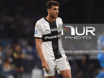 Botond Balogh of Parma Calcio during the Serie A match between SSC Napoli and Parma Calcio at Stadio Diego Armando Maradona Naples Italy on...