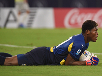 Zion Suzuki of Parma Calcio during the Serie A match between SSC Napoli and Parma Calcio at Stadio Diego Armando Maradona Naples Italy on 31...