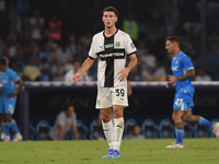 Alessandro Circati of Parma Calcio during the Serie A match between SSC Napoli and Parma Calcio at Stadio Diego Armando Maradona Naples Ital...