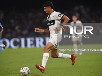 Yordan Osorio of Parma Calcio during the Serie A match between SSC Napoli and Parma Calcio at Stadio Diego Armando Maradona Naples Italy on...