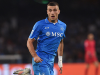 Alessandro Buongiorno of SSC Napoli during the Serie A match between SSC Napoli and Parma Calcio at Stadio Diego Armando Maradona Naples Ita...